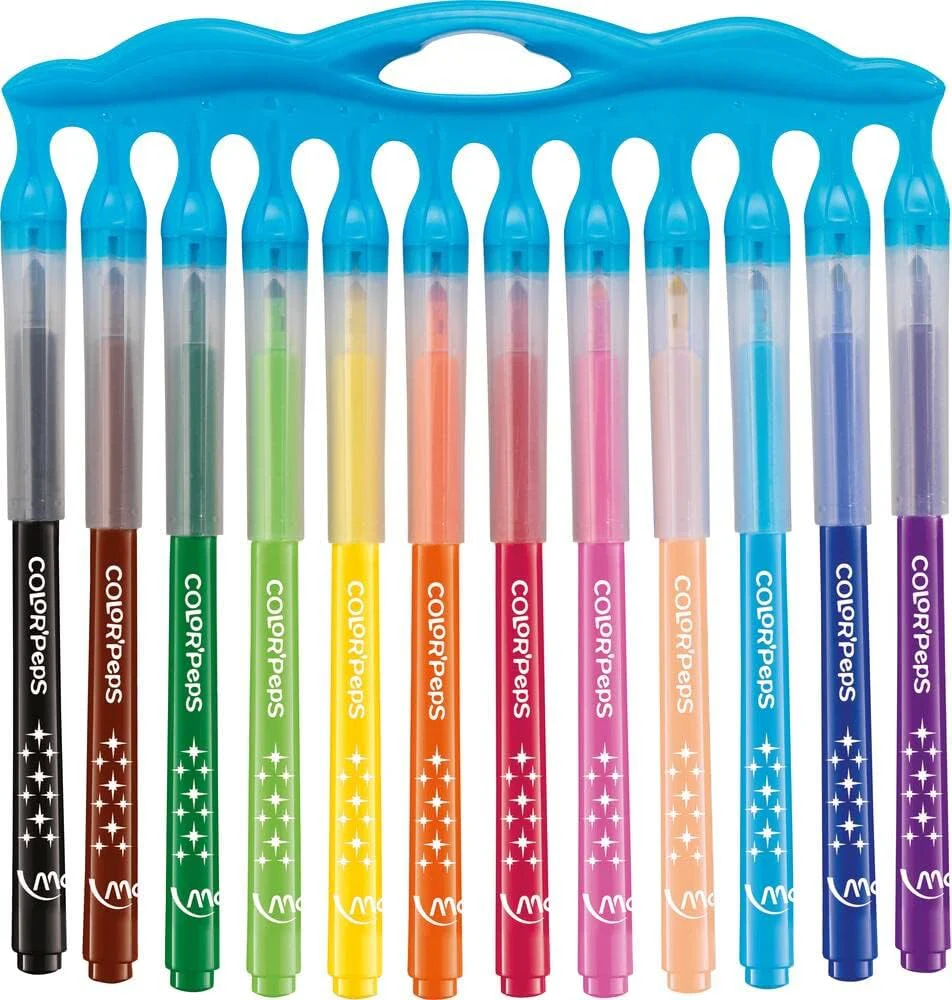 Maped Color'Peps Long Life Innovation Colouring Pens With Holder (Pack Fo 12) - Image 2