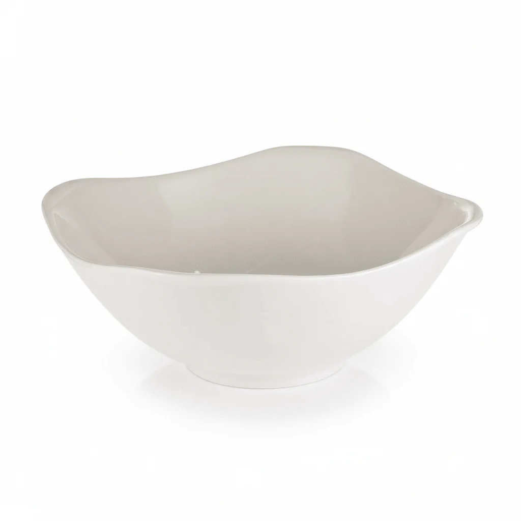 Symphony Contempo 20 cm White Dining Bowl (Ceramic Material Construction)