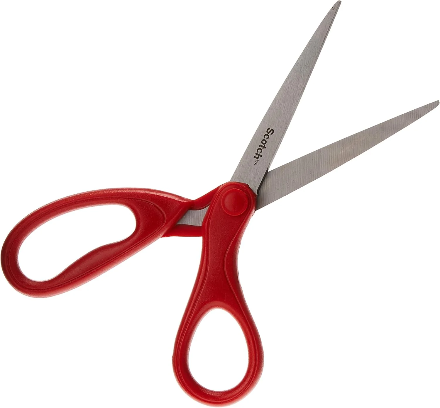 Scotch Universal Home & Office Scissors 7 inch (18 cm), 1 scissors/pack | Stainless Steel Blades | Red color | Multipurpose | Office, Home and School use | Scissors - Image 2