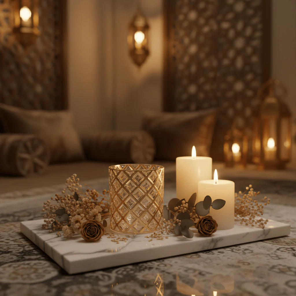 Acrylic Tumbler with Golden Diamond Lattice Design | 200ml - Image 2