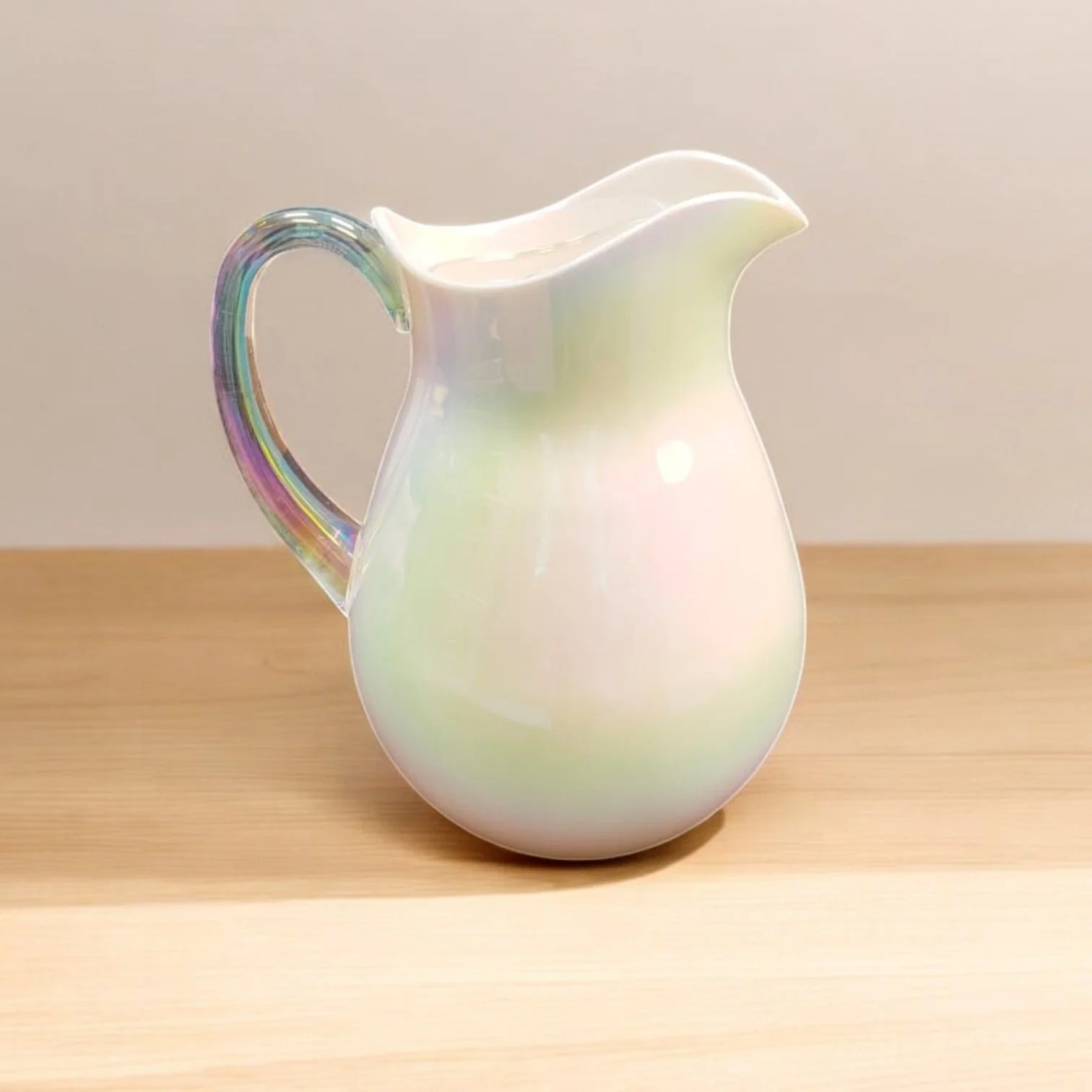 AKDC Acrylic  Water Jug with White Acrylic Lid (2.3Liter Clear)