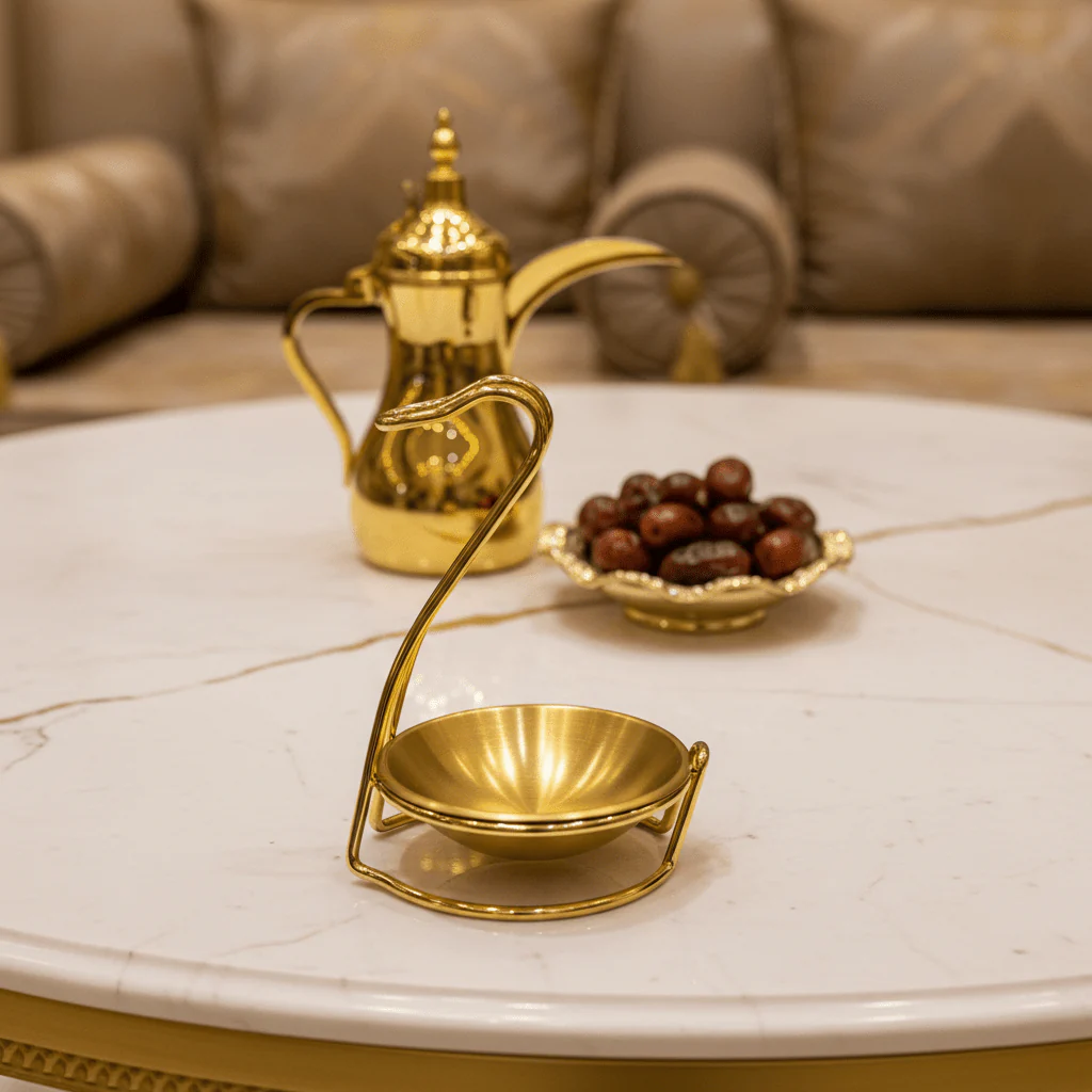 AFCO Decorative Golden Metal Swan Soup Spoon Stand Holder – Elegant Kitchen Accessory – 18 × 10 cm - Image 2