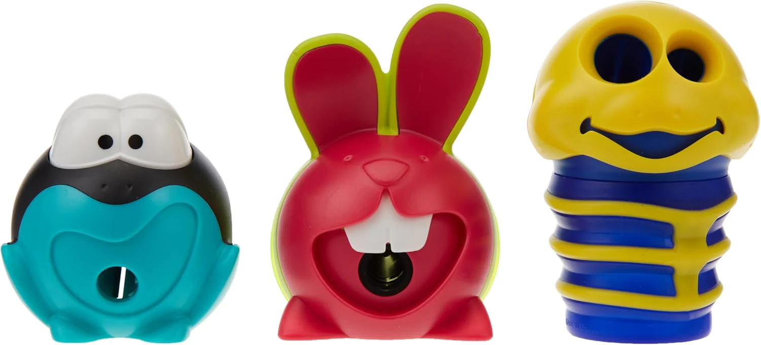Maped Croc Croc Innovation Signal Sharpener – Pack of 3 | Assorted Colors - Image 2
