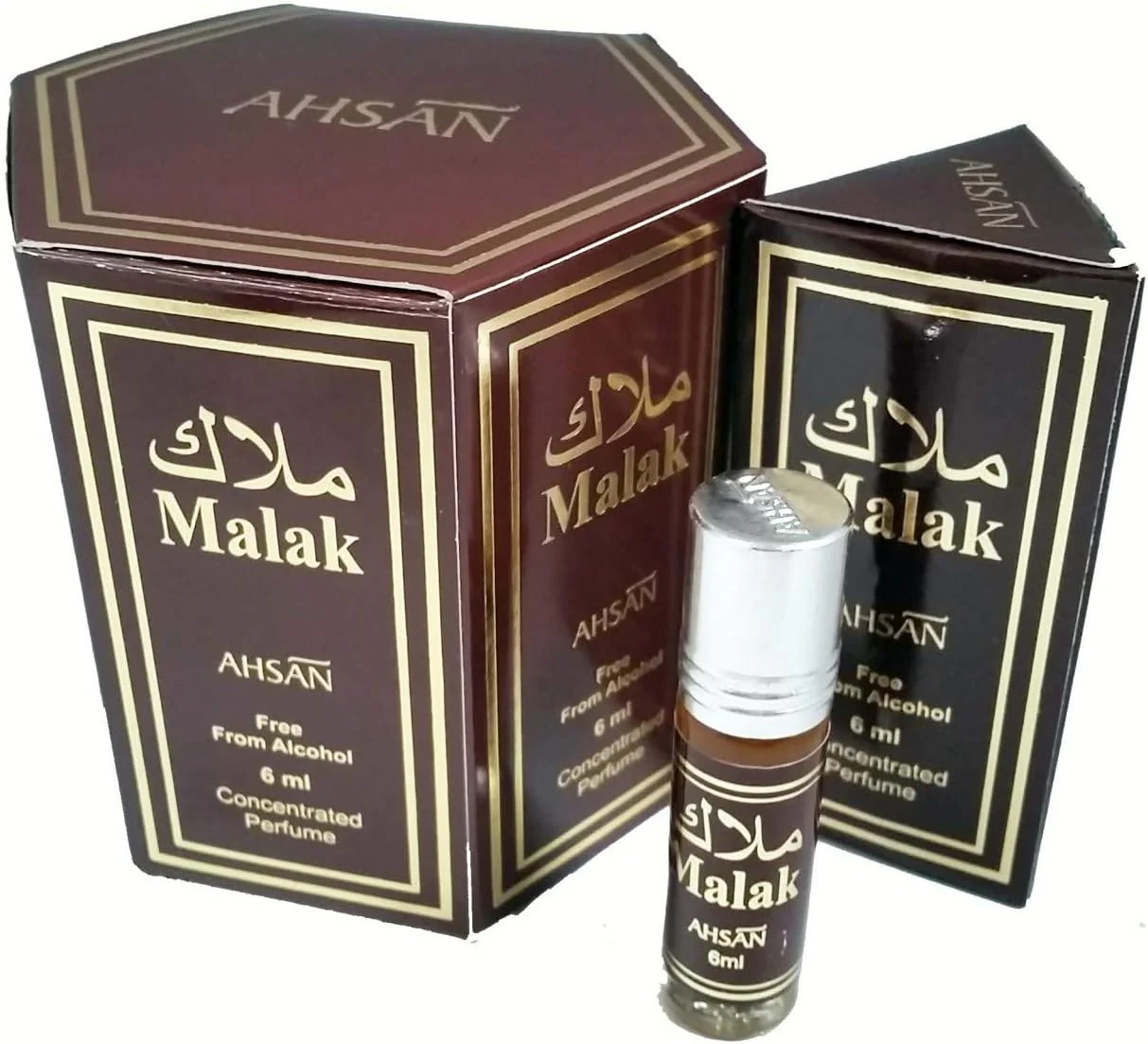 Ahsan Malak Roll On Alcohol Free Attar-6ML Set Of 6Pcs