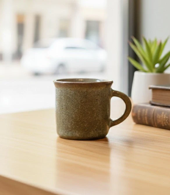 AKDC 100ml Celadon Ceramic Mug – Elegant Mini Cup for Tea, Coffee & Espresso - Image 2