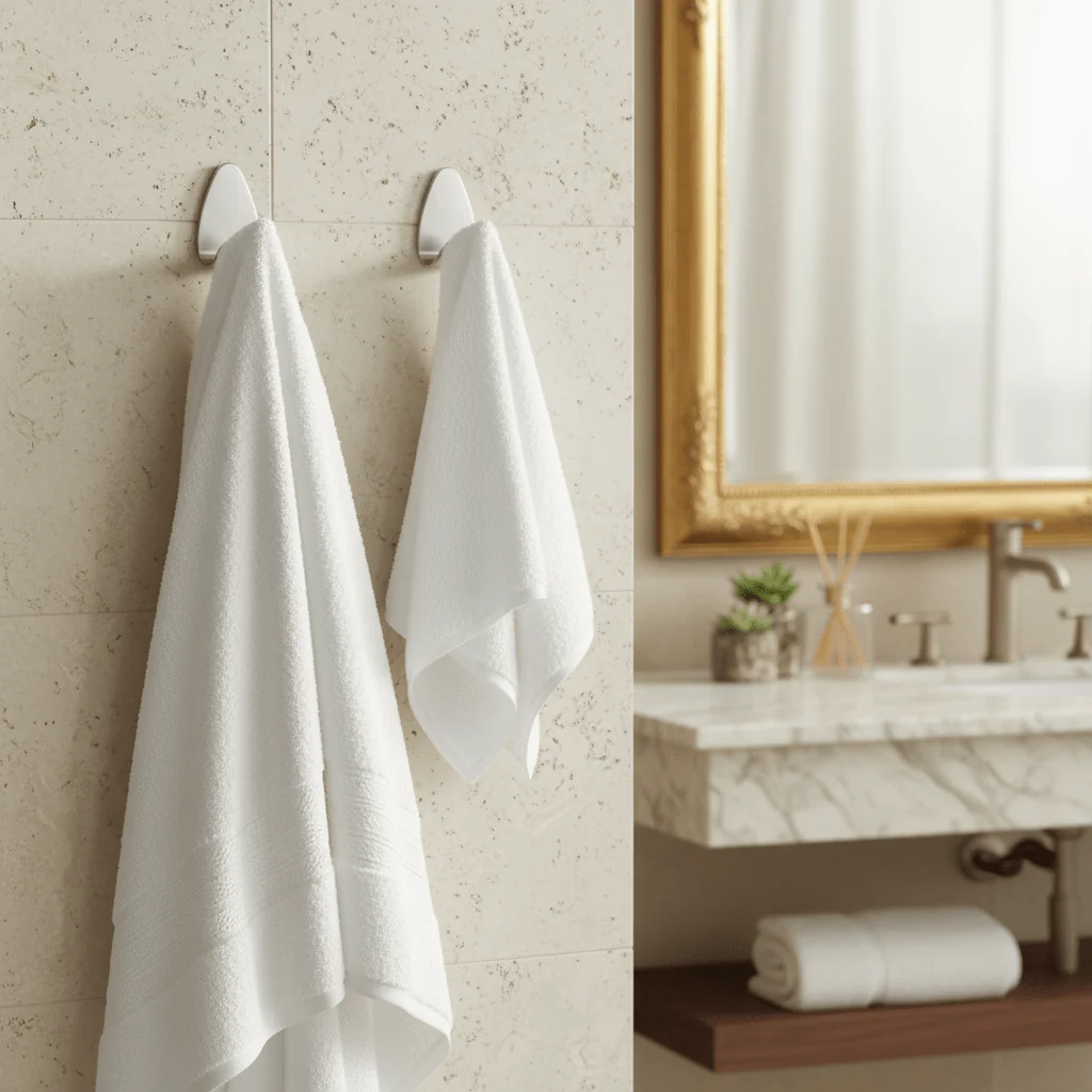 AKDC 2PCS Stainless Steel Removable Adhesive Hooks 3×4.5×2.5cm – Premium SS Wall Sticky Hooks - Image 2