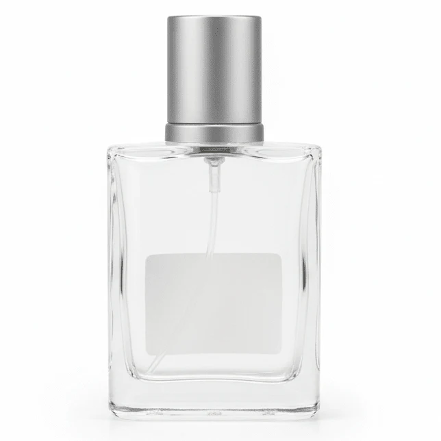 AKDC 30ml refillable glass perfume bottle with grey cap modern luxury fragrance container stylish gift