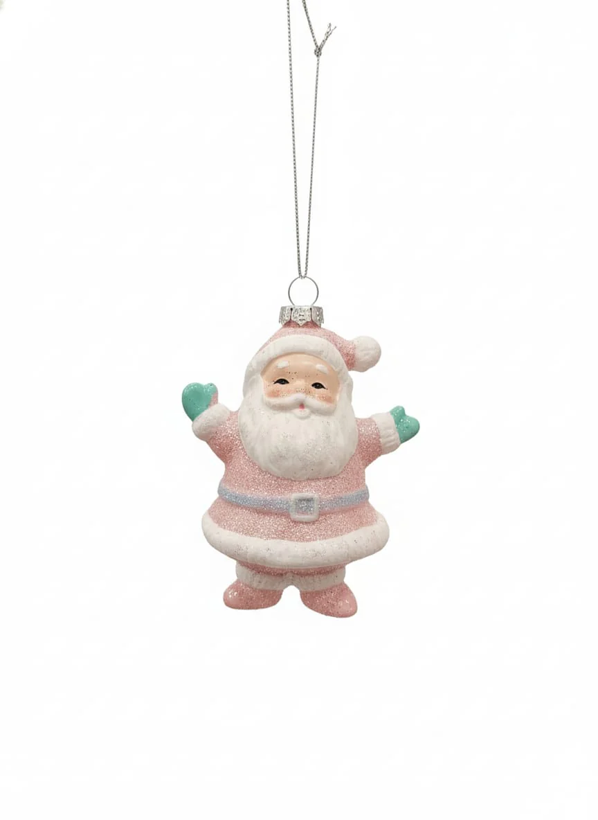 AKDC 5cm Mini Hanging Santa – Small Christmas Tree Ornament for Holiday Decoration & Gift Wrapping - Image 2