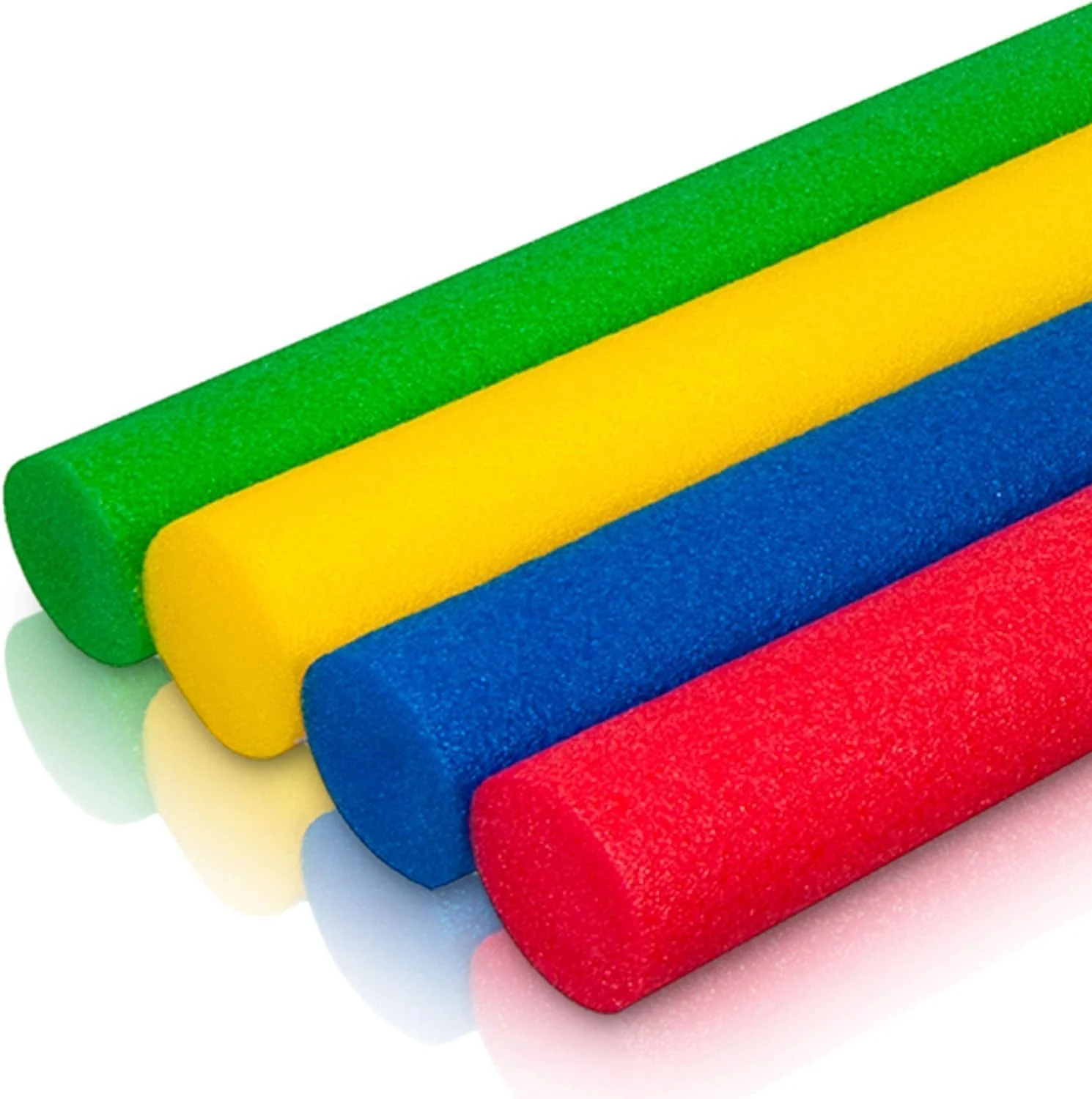 AKDC 5pcs Swimming Noodles Floating Swimmings Pool Noodle Swim Kickboard Water Float Aid Woggle Noodles Hollow Learn Swimming Foam Diy Toys Over Random Assorted Colors-64InchX2.5Inch