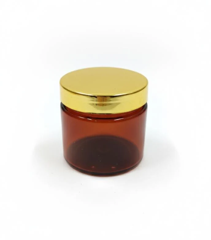 AKDC 6-Piece Plastic PET Jar Set – 200ml Each, Brown with Gold Lid, Ideal for Spices, Dry Fruits & Snacks - Image 2