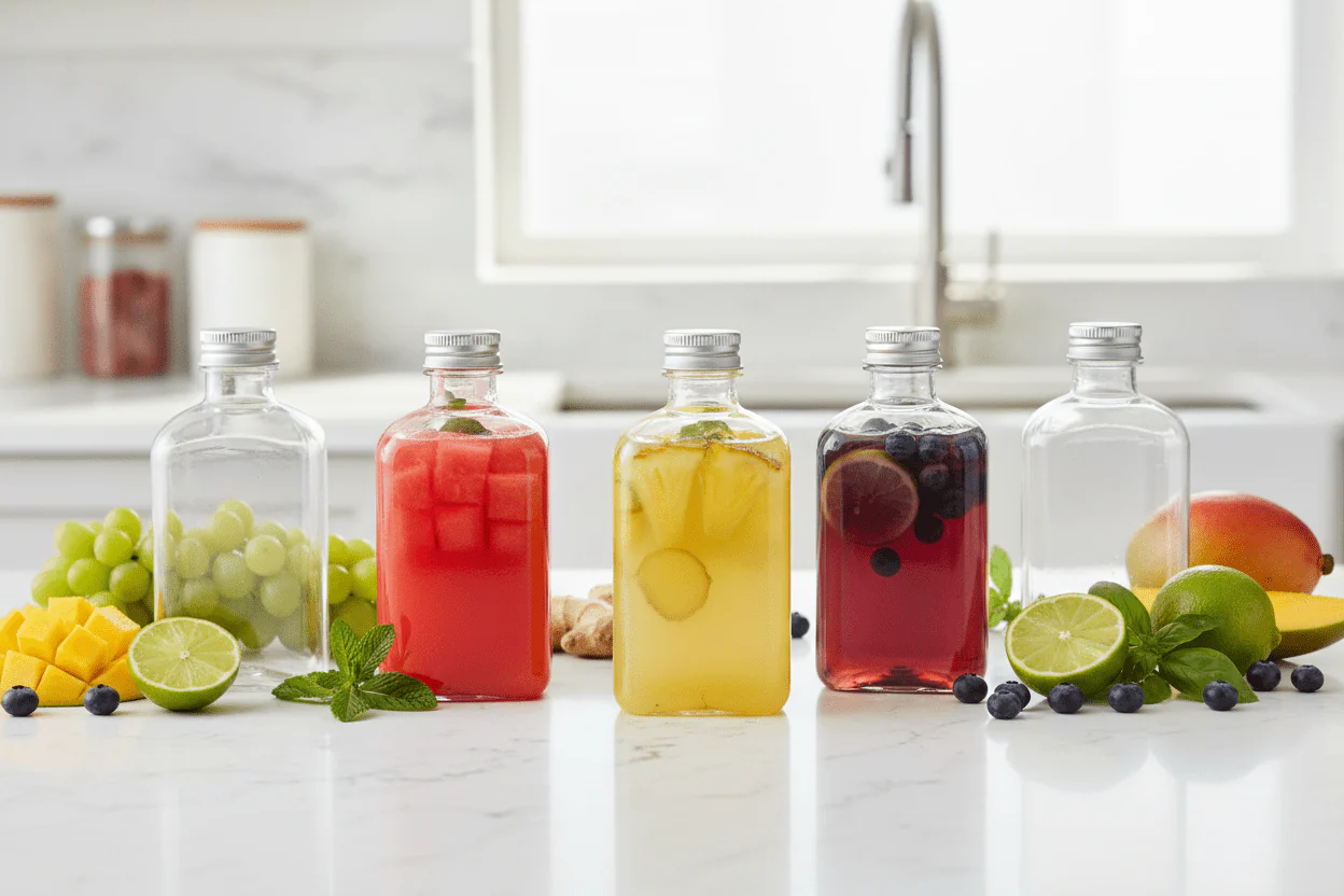 AKDC 6pcs Plastic Bottle 300ml, Clear & Transparent - Image 2