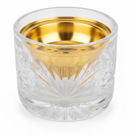 AKDC 8cm Small Crystal Incense Burner for Aromatherapy, Meditation, Relaxation, and Minimalist Home Décor Styling