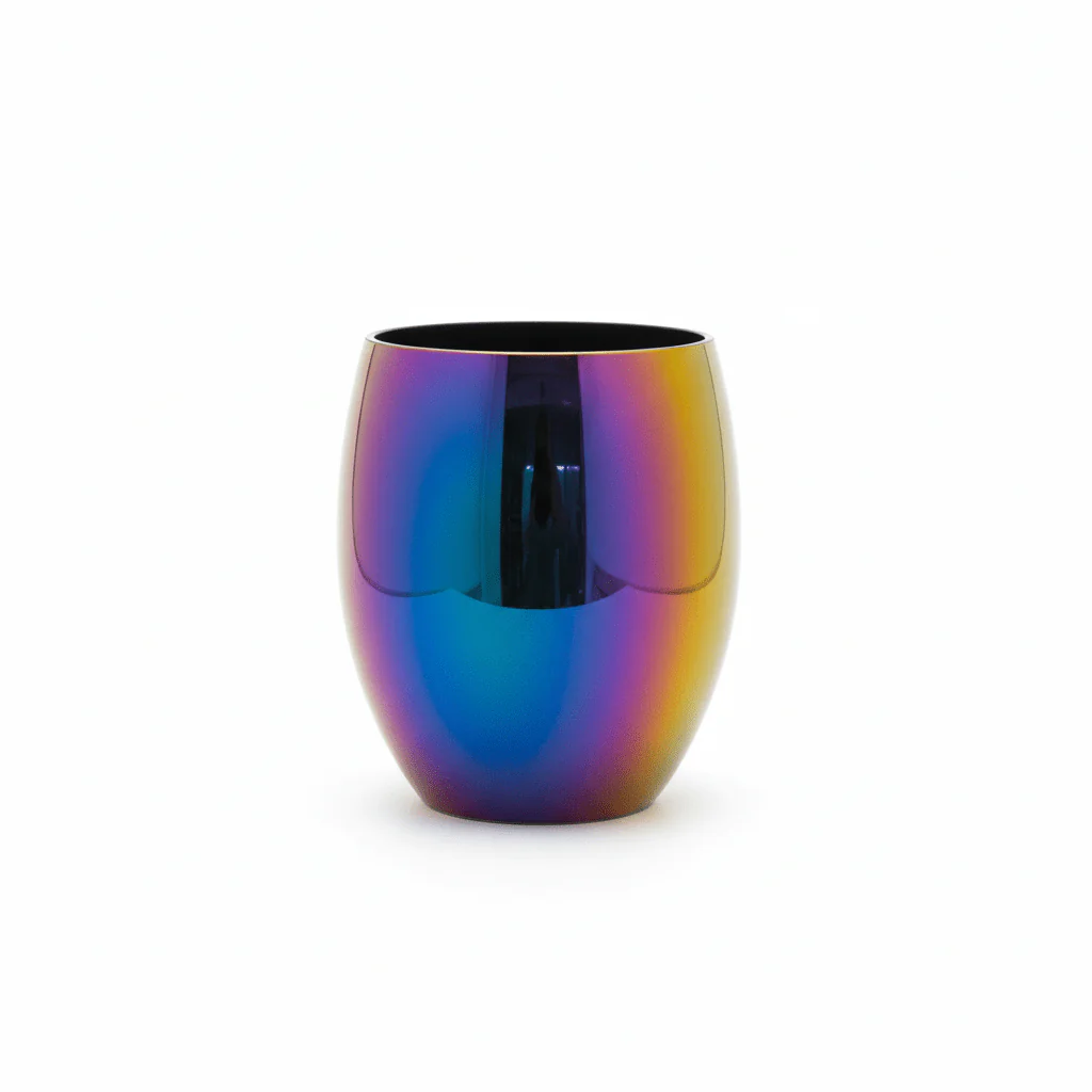 AKDC Iridescent Holographic Acrylic Tumbler | 200ml | Galaxy Colour-Shift Drinkware