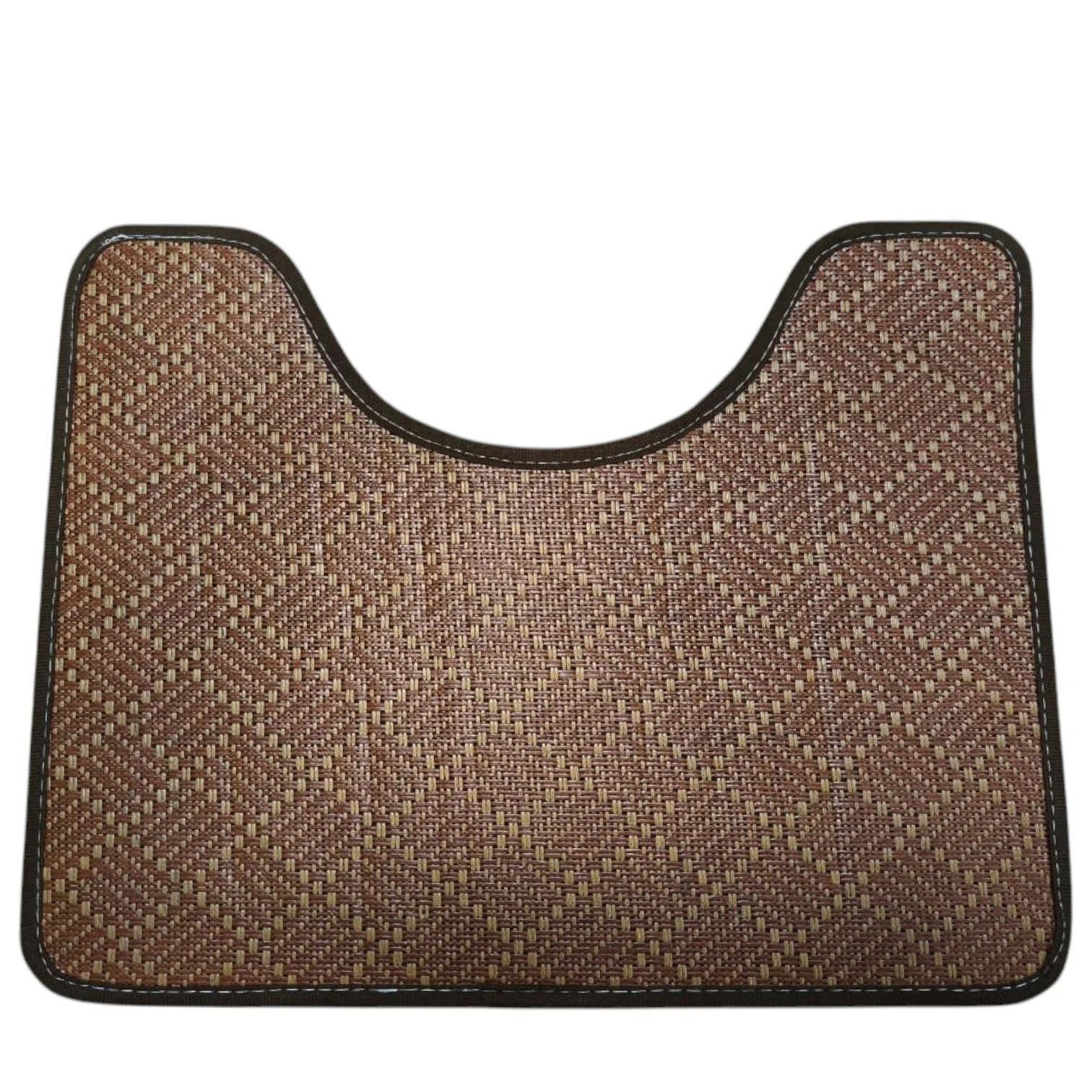 AKDC Bathroom Rug Set Toilet Floor Mats Bath Side, Non-Slip & U-Shaped Mats, Water Absorbent Bath Rugs-2Pcs-77cmX48cm - Image 4