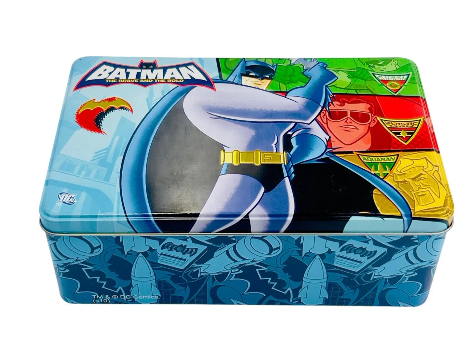 AKDC Batman Metal Canister 20cm*13cm*7.5cm, Blue- W09802