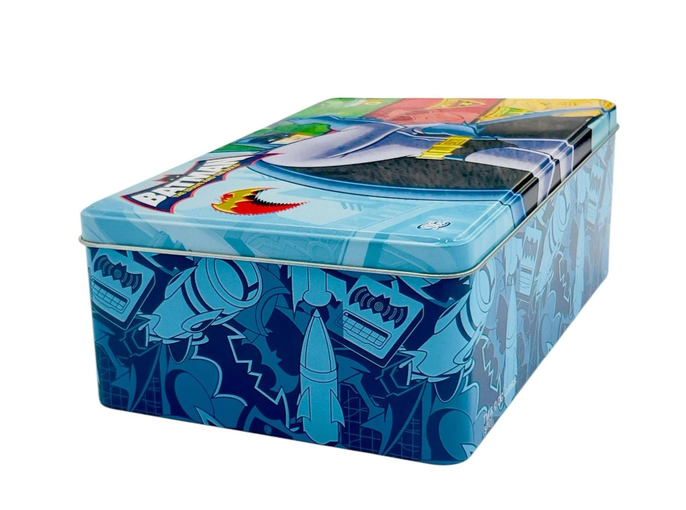 AKDC Batman Metal Canister 20cm*13cm*7.5cm, Blue- W09802 - Image 2