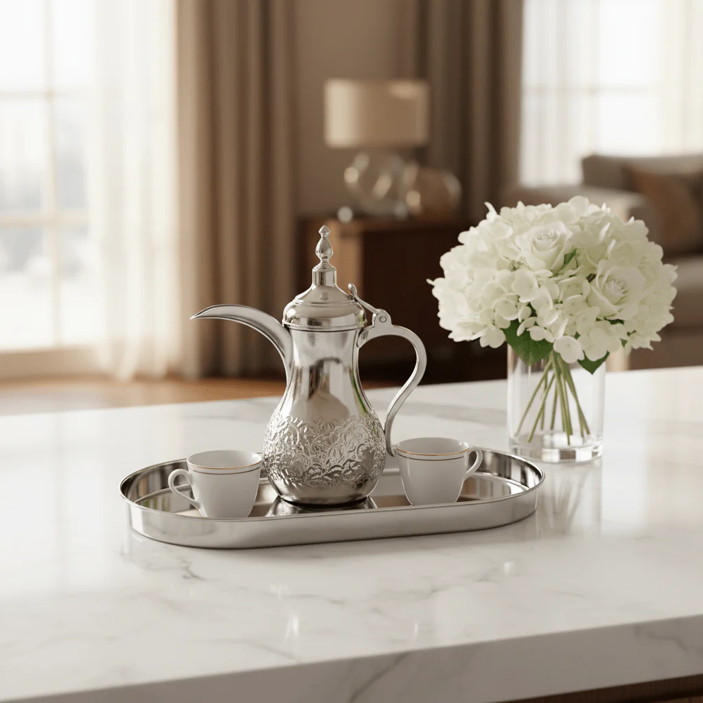 AKDC Elegant Metal Snack Tray | Sleek Matte Finish | 25.5×10.5cm — Redefine the Art of Serving - Image 2