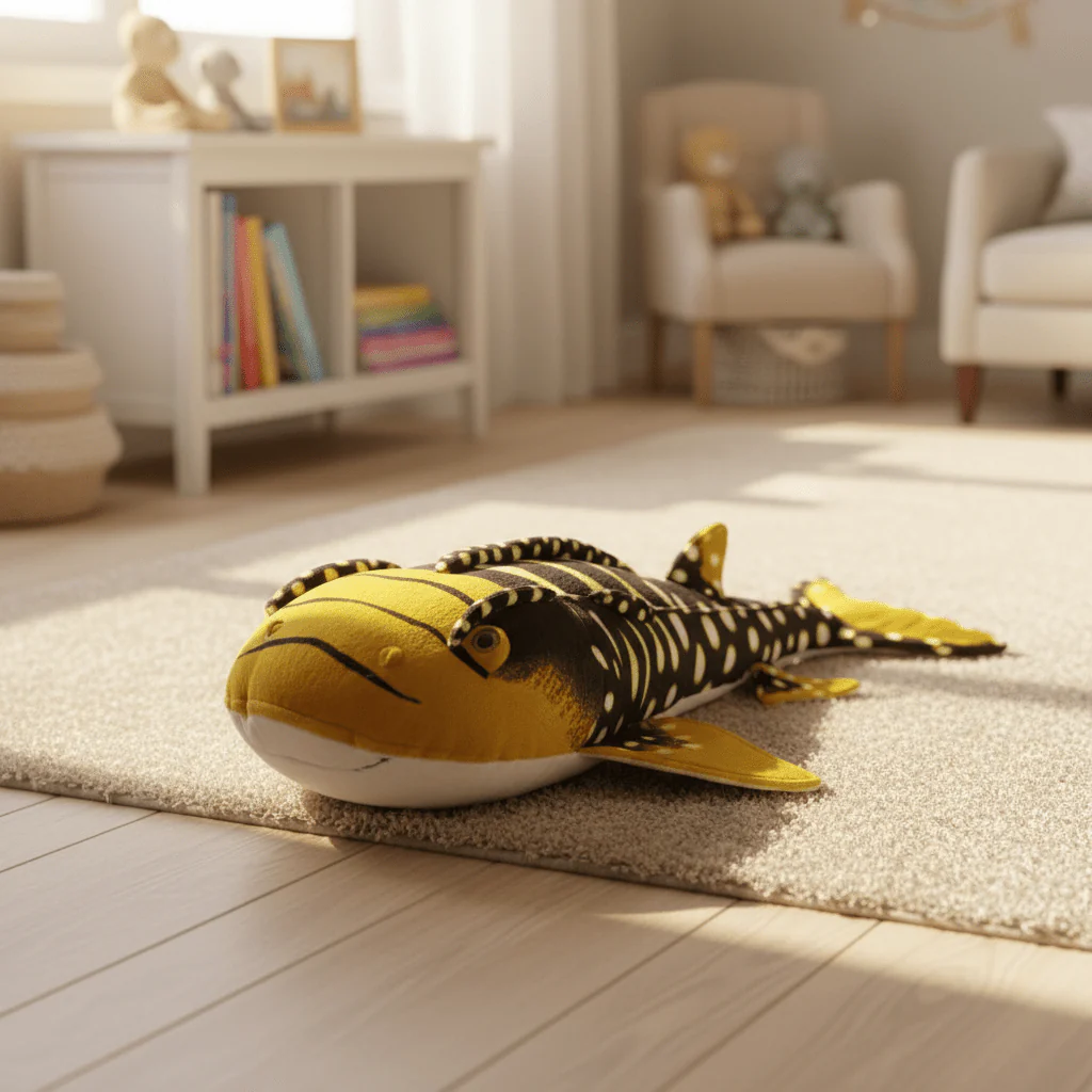 AKDC Black & Gold Fish Plush Toy 88cm Large Soft Stuffed Sea Animal Toy Gift for Kids Home Decor - Image 2