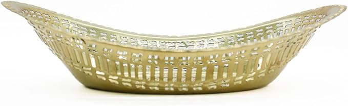AKDC Brass Fruit Bowl Golden - Image 3