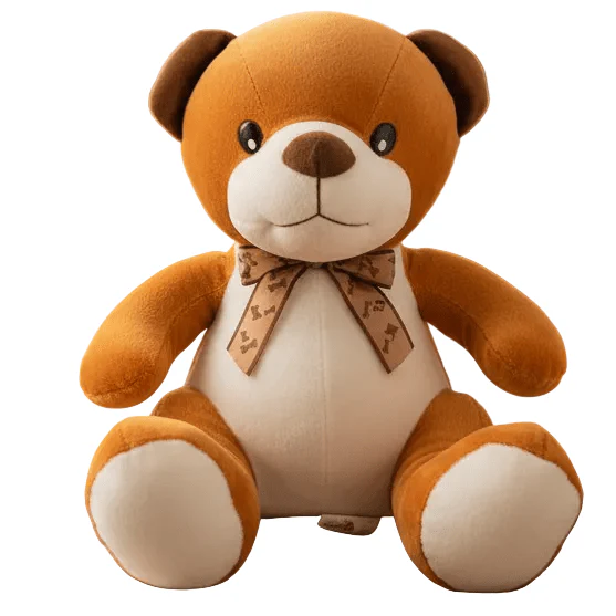 AKDC Brown Color Dog Soft Plush Toy – 30 cm Stuffed Animal for Kids