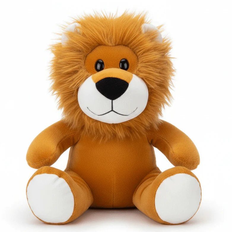 AKDC Brown Leopard Plush Toy 30cm Soft Stuffed Wild Animal Toy Gift for Kids