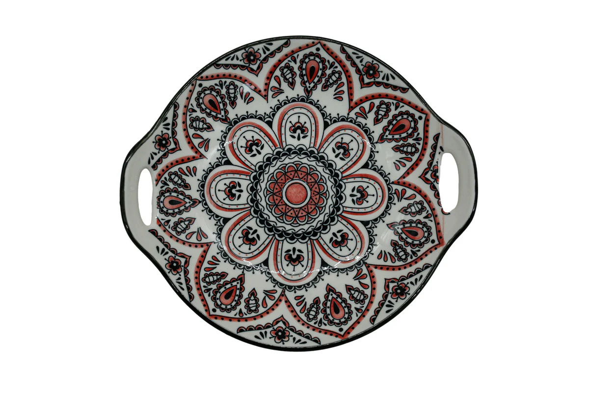 AKDC-Ceramic Bowl 20Cm with Handle 07594 - Image 2