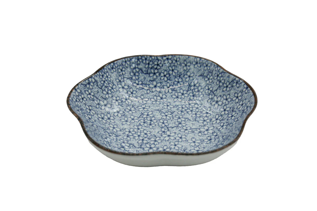 AKDC-Ceramic Bowl Wave Edge