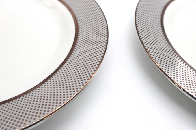 AKDC Ceramic dinner Plate 8inch set of 2 Multicolor - Image 2