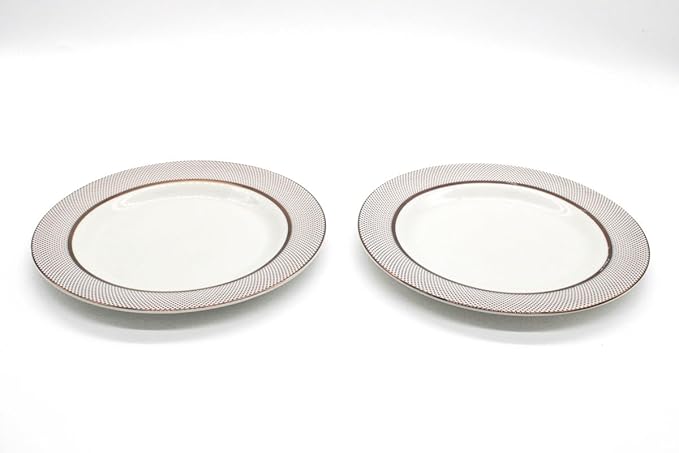 AKDC Ceramic dinner Plate 8inch set of 2 Multicolor - Image 3