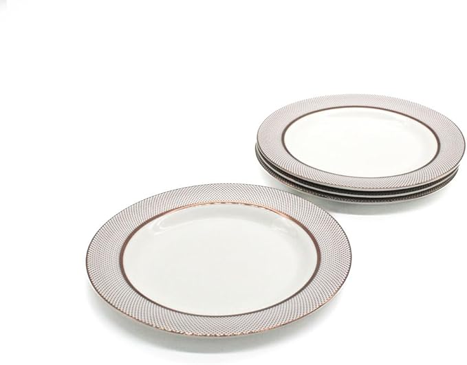 AKDC Ceramic dinner Plate 8inch set of 4 Multicolor - Image 3