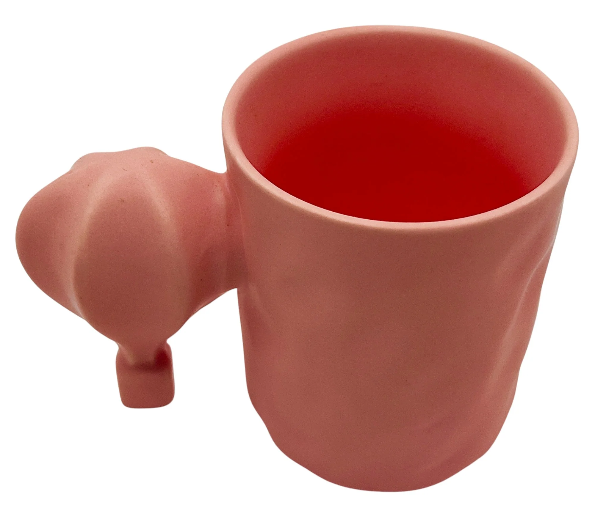 AKDC Ceramic Mug – Light Pink Ceramic Mug, 400ml Large Size - Image 2