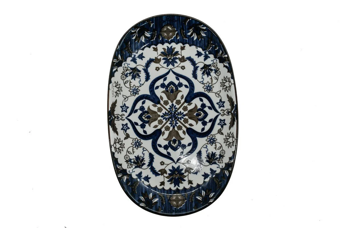 AKDC-Ceramic Oval Plate 24X15Cm - Image 3