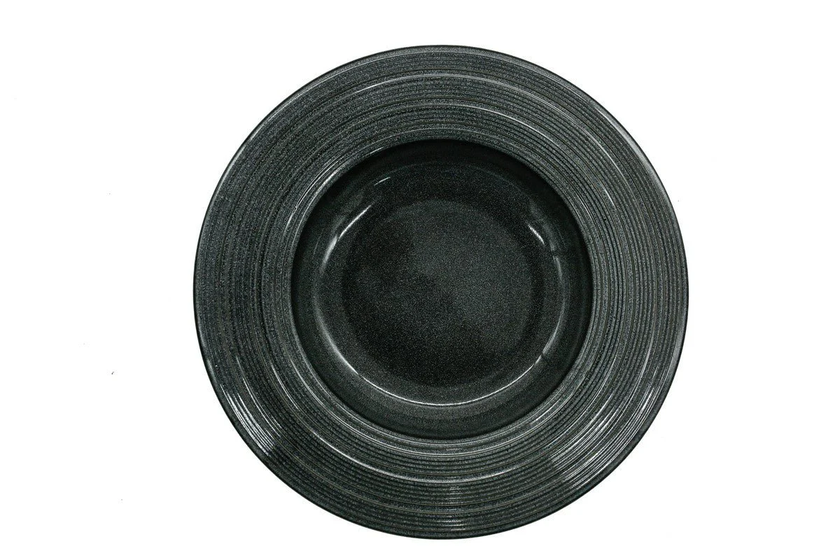 AKDC-Ceramic Plate 24.8cm Black - Image 3