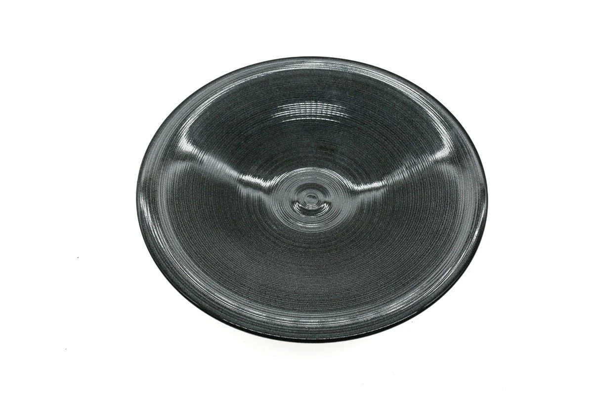 AKDC-Ceramic Plate 25.4cm Black