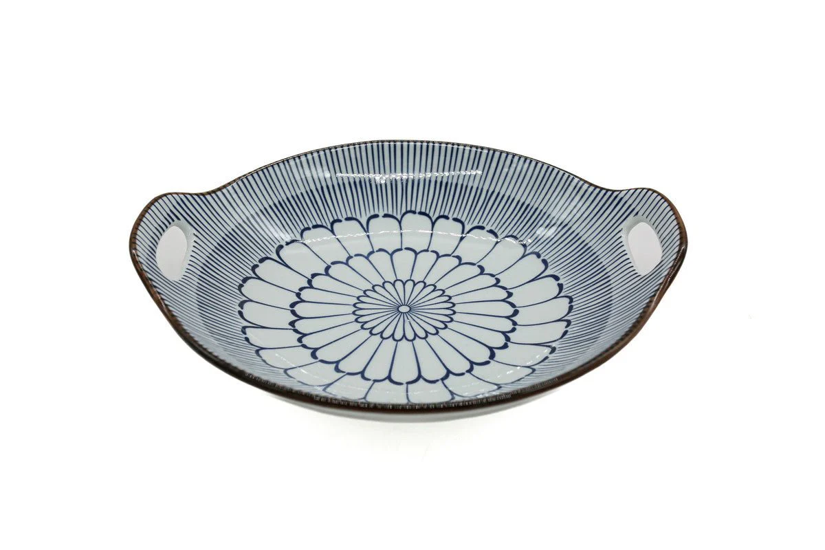 AKDC-Ceramic Plate With Handle 20cm