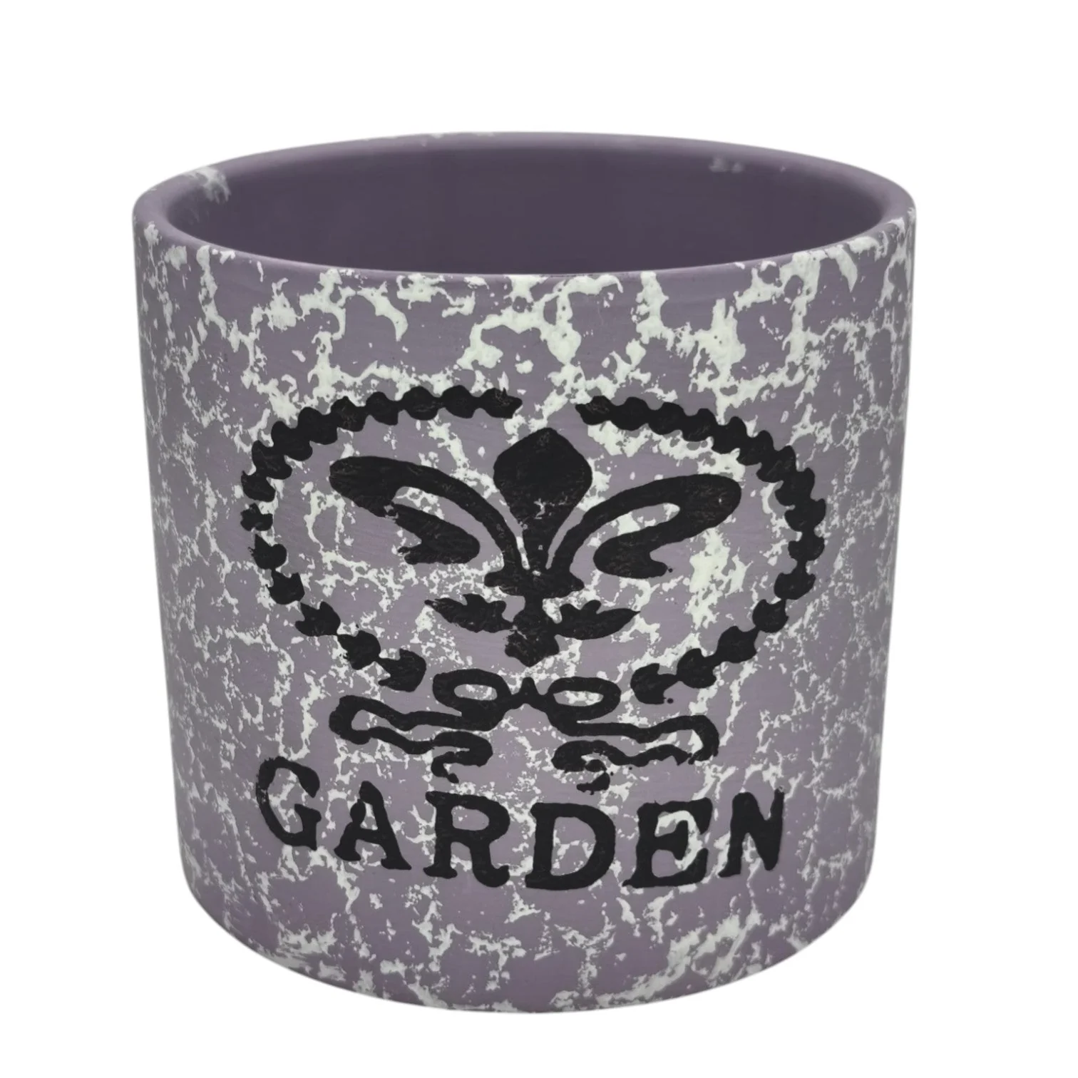 AKDC Ceramic Round Flower Pot for Home Decor and Gardening, Rustic Table Centerpiece-10cmX10cm