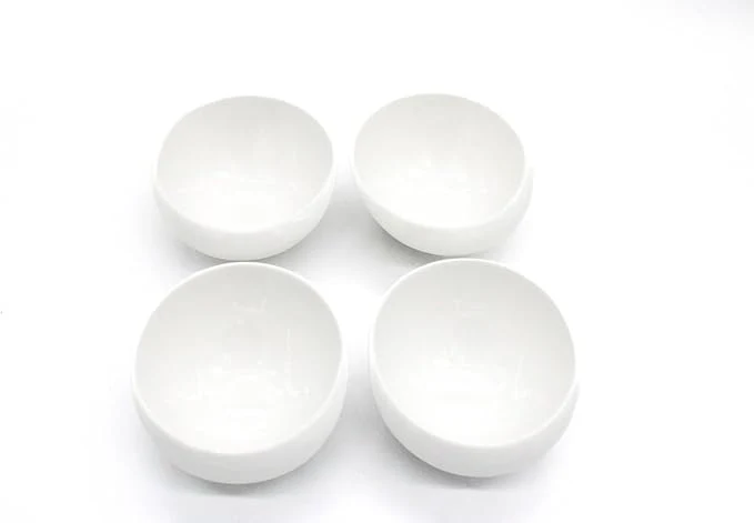 AKDC Ceramic shallow Bowl 5inch set of 4 White - Image 3