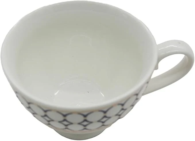 AKDC Ceramic Soup Mug 79475 White/Blue - Image 3