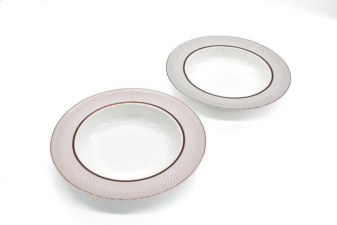 AKDC Ceramic Soup Plate set of 2 Multicolor - Image 2