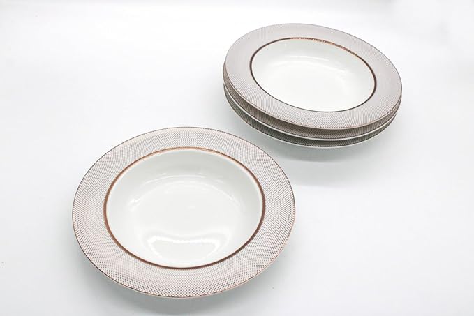 AKDC Ceramic Soup Plate set of 4 Multicolor - Image 2