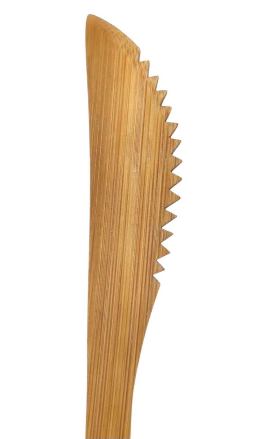 AKDC Disposable Knife Wooden Dining Flatware Ideal for Kids Birthday, Wedding & Party-Set Of 6Pcs-19cmX2.5cm - Image 4