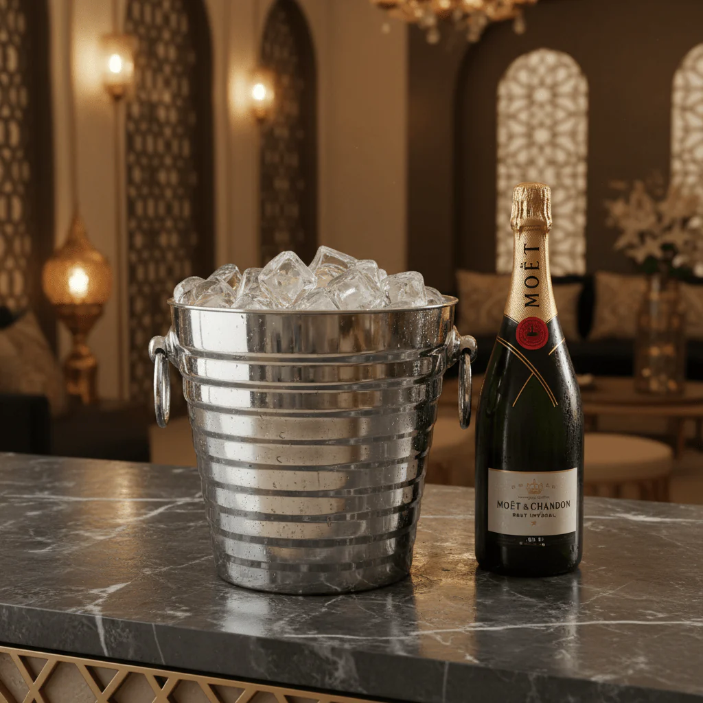 AKDC Double Wall Stainless Steel Ice Bucket – 2L - Image 2