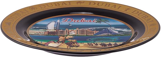 AKDC Dubai Souvenir Plate 20Cm X 20Cm X 3Cm Multi-Colour - Image 2
