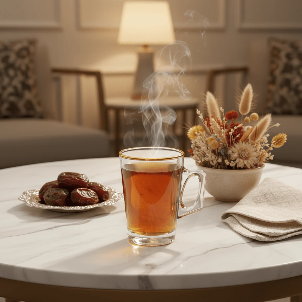 AKDC Elegant Glass Tea Mug with Gold Rim & Handle, Modern Transparent Cup 130ml - Image 2