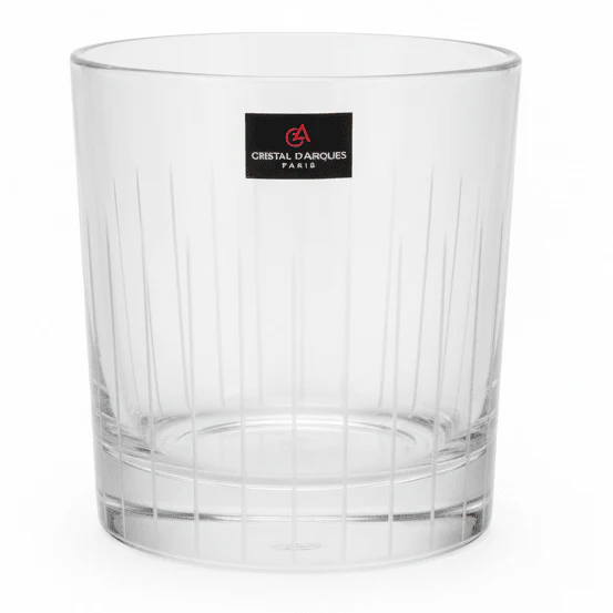 AKDC Elegant Large Glass Tumbler Premium Finish for Water Juice and Soft Drinks 350ml