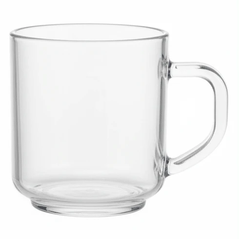 AKDC Elegant Transparent Acrylic Mug 300 ml Lightweight Mug for Juice Tea and Coffee