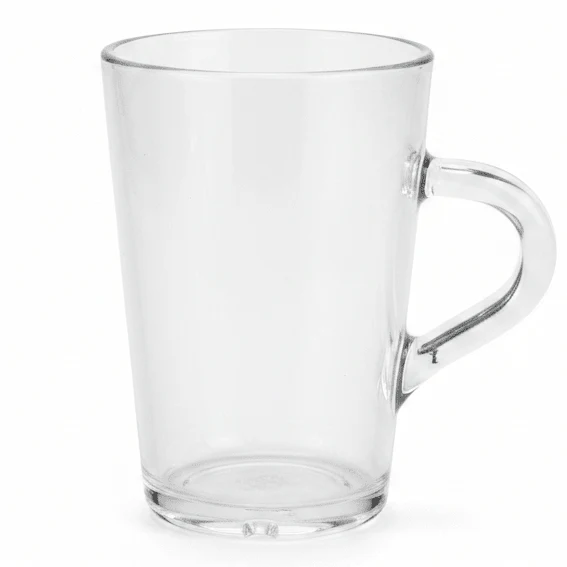 AKDC Elegant Transparent Acrylic Mug 310 ml Medium Size Mug for Everyday Drinks