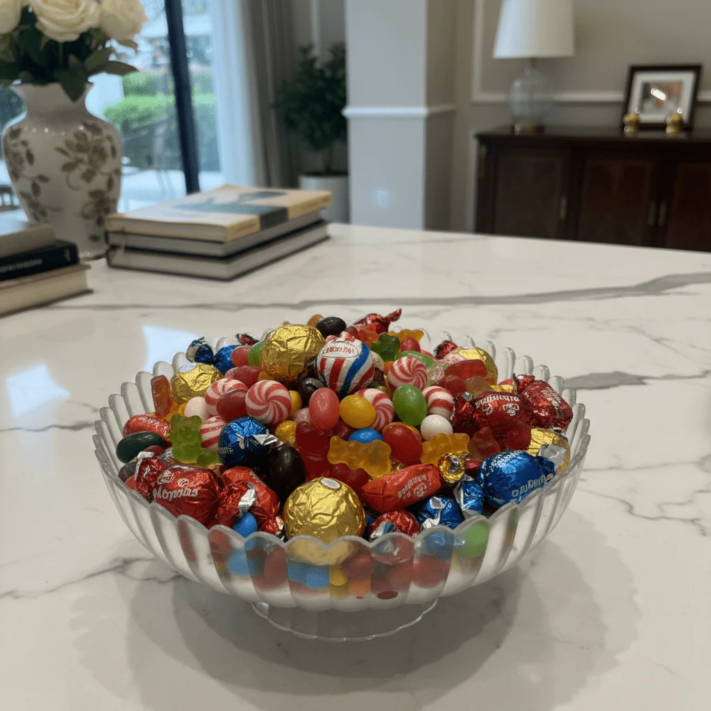 AKDC Footed Glass Serving Bowl – Elevated Multi-Purpose Bowl for Fruits, Desserts & Table Presentation 20×10 cm - Image 2