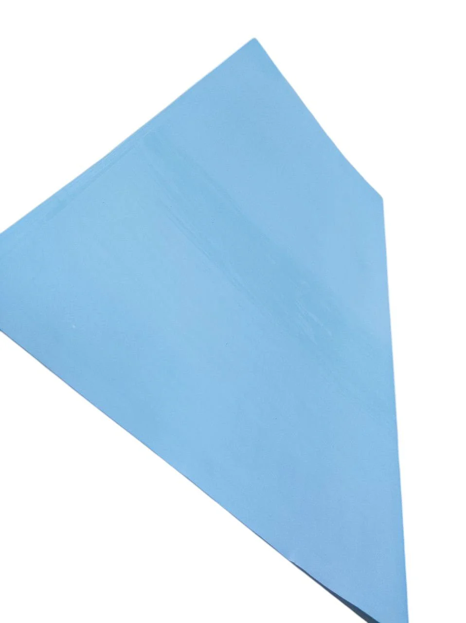 AKDC Gift Wrapping Plastic Cover, Floral Bouquet Cover, Flat Sheet, Gift Packaging Wrap, Bulk Packing Cover  for Event and Party Supplies DIY Gift 20 Sheets-57.5cmX58cm (Blue)