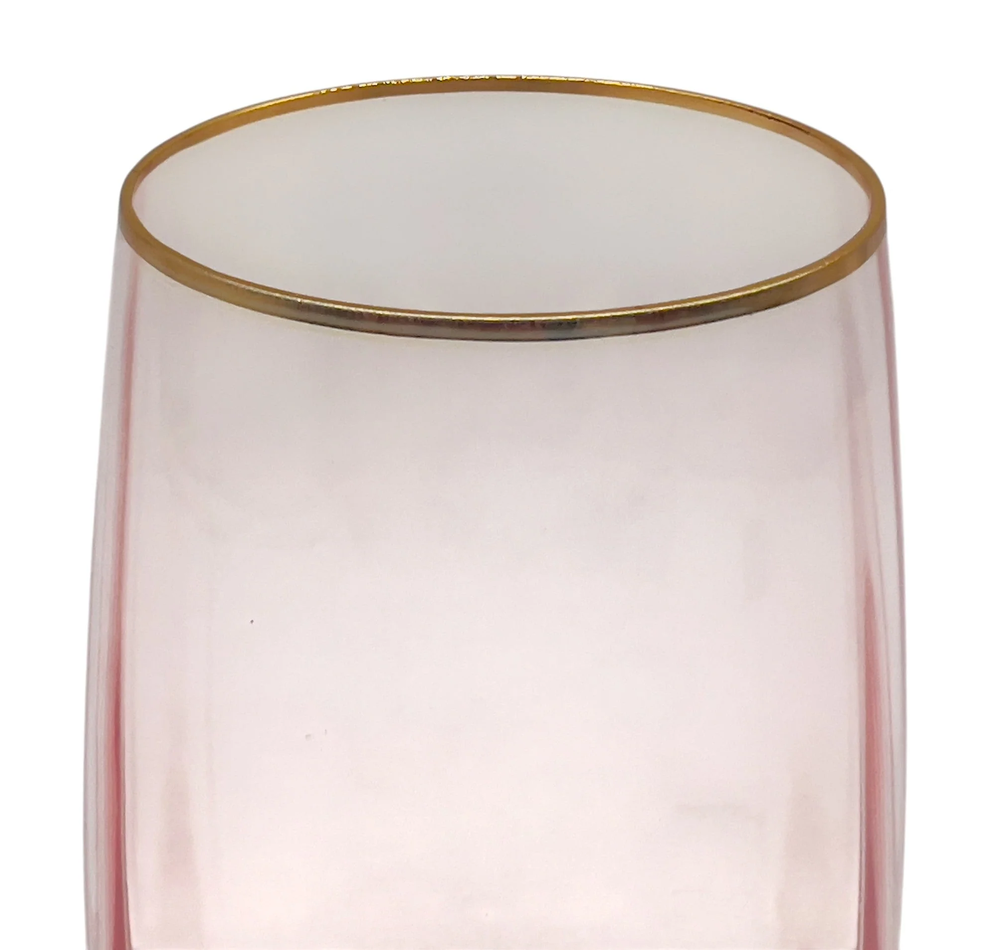 AKDC Glass Tumbler 400ml, Transparent Pink - Image 2